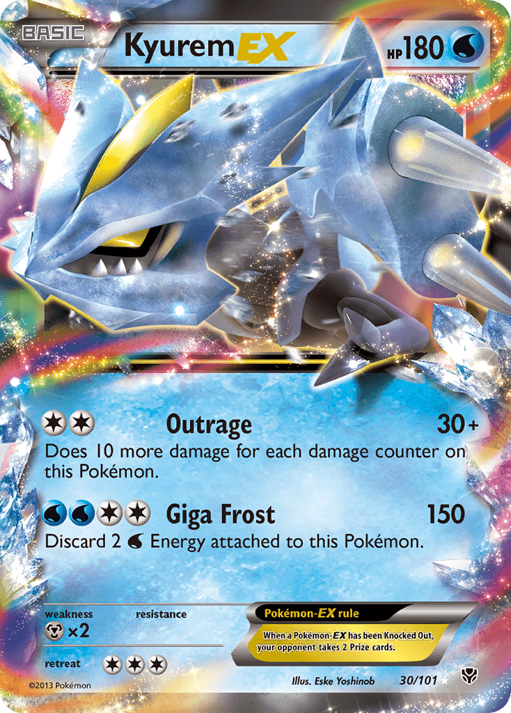 Kyurem-EX Plasma Blast card