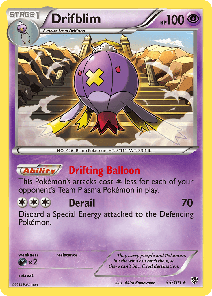 Drifblim Plasma Blast card