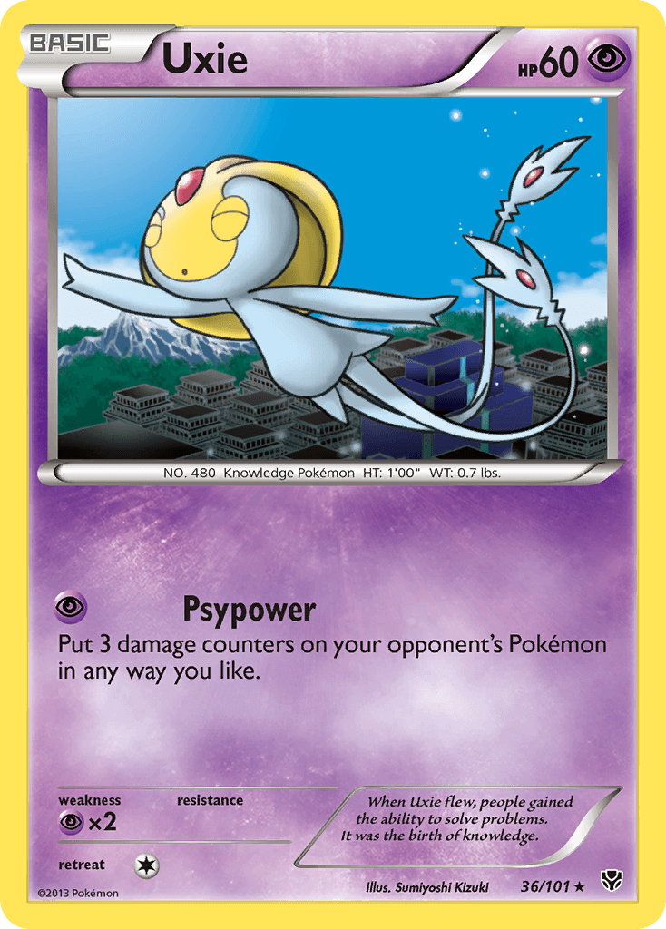 Uxie Plasma Blast card