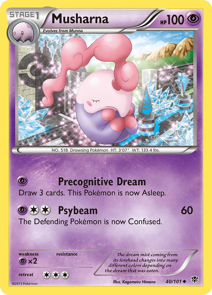 Musharna Plasma Blast card