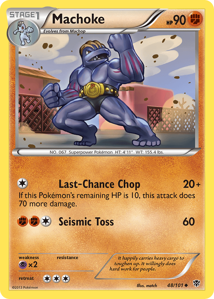 Machoke Plasma Blast card