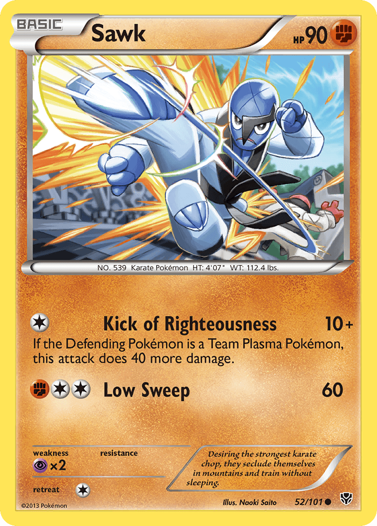Sawk 寶可夢 card