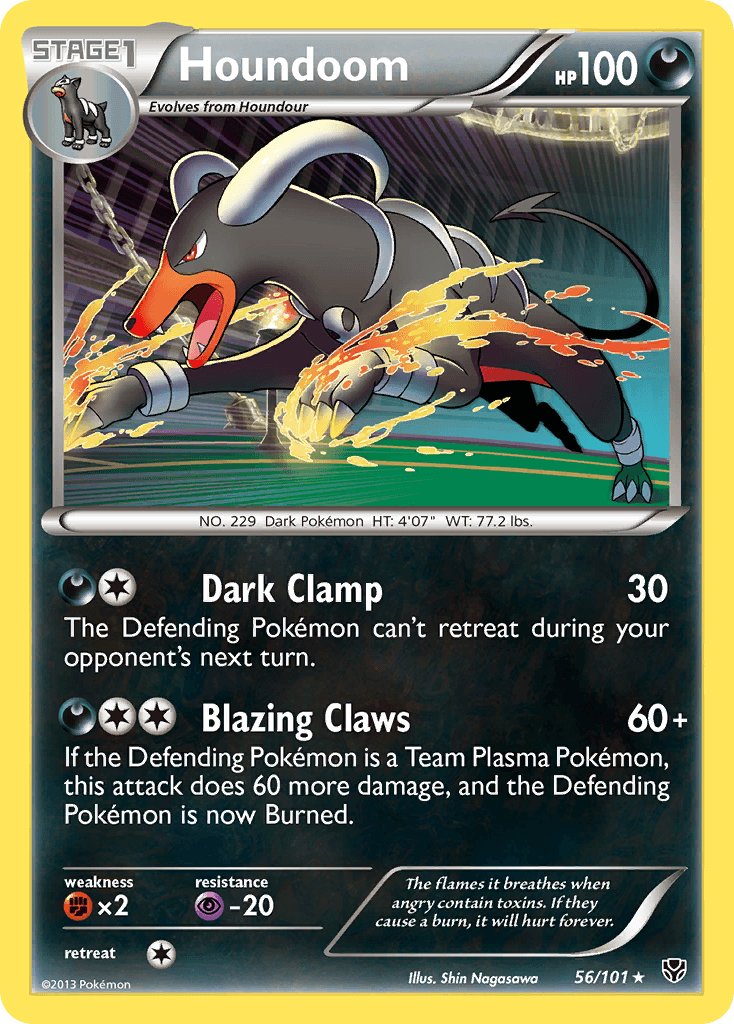 Houndoom 寶可夢 card