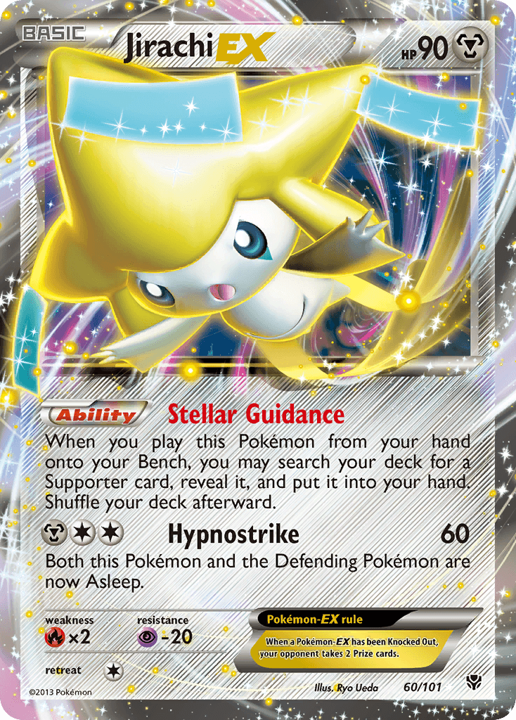 Jirachi-EX Plasma Blast card