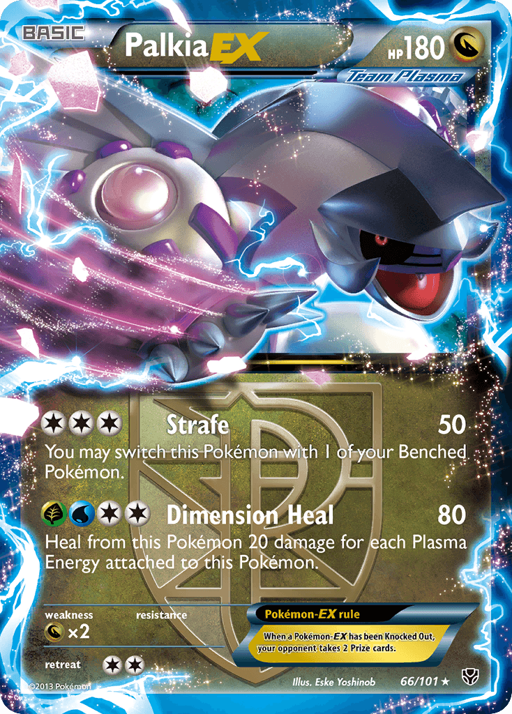 Palkia-EX Plasma Blast card