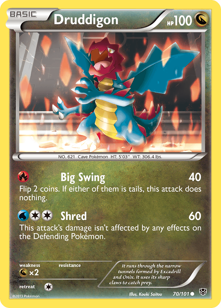 Druddigon 寶可夢 card