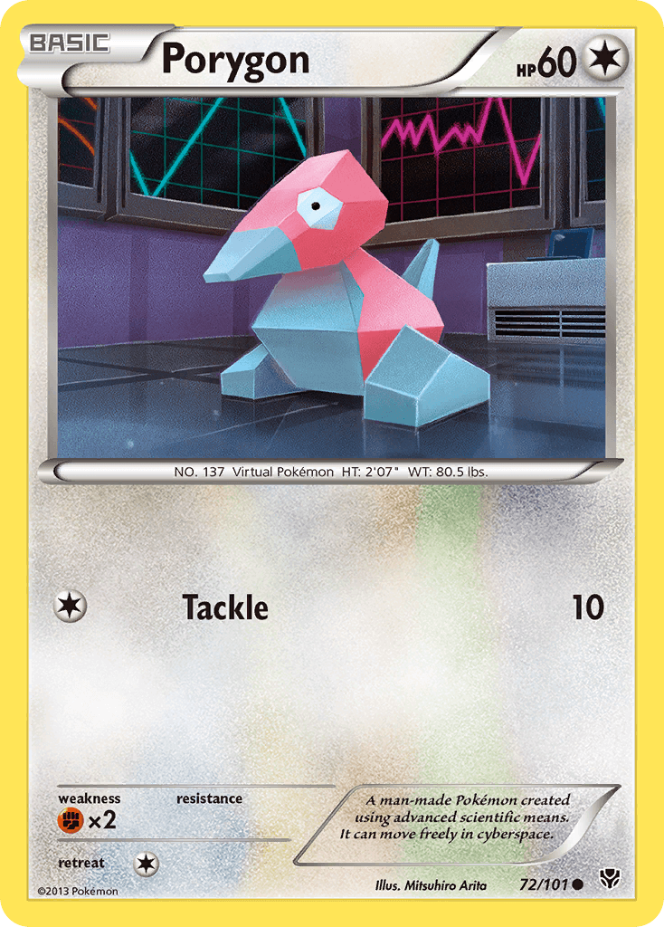 Porygon Plasma Blast card
