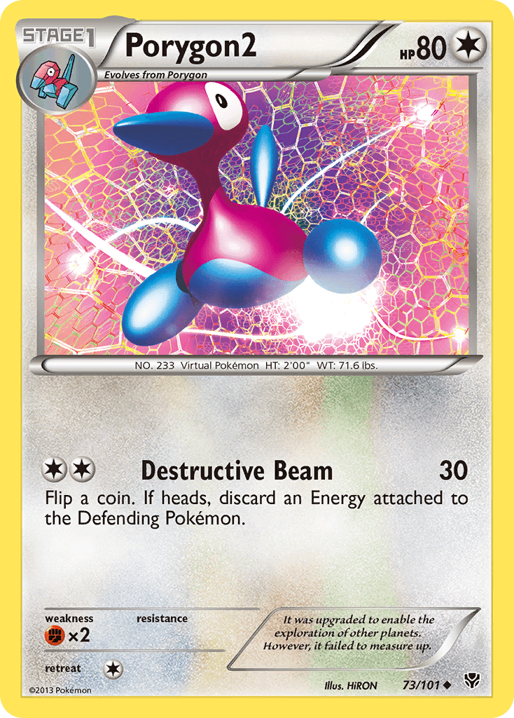 Porygon2 Plasma Blast card