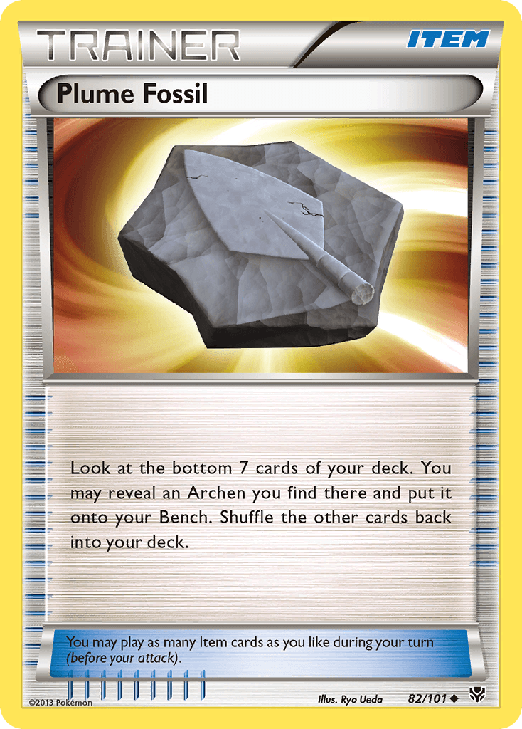 Plume Fossil Plasma Blast card
