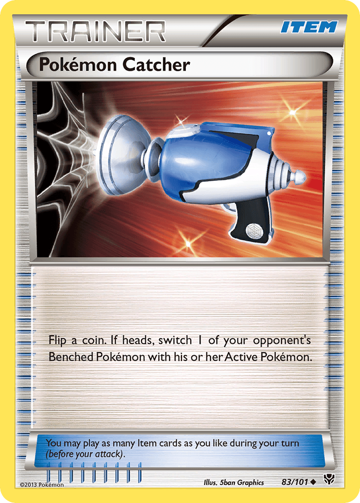 Pokémon Catcher Plasma Blast card