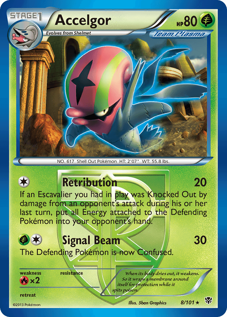 Accelgor Plasma Blast card