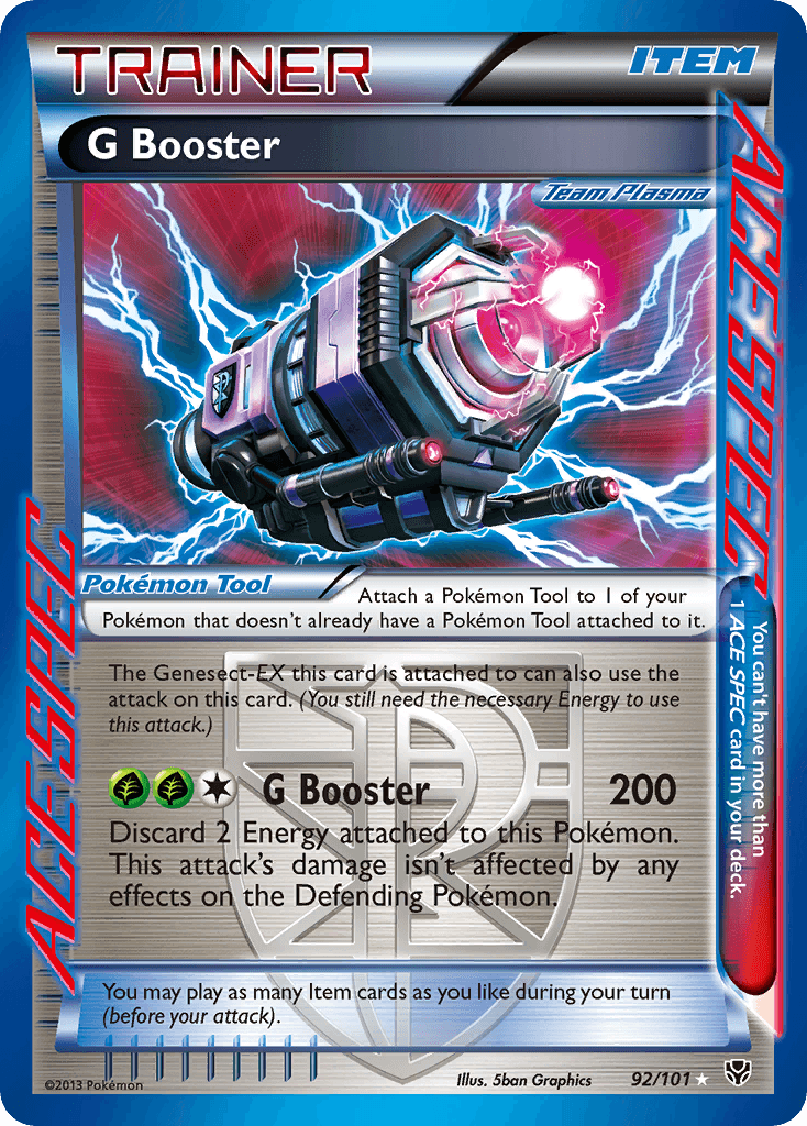 G Booster Plasma Blast card