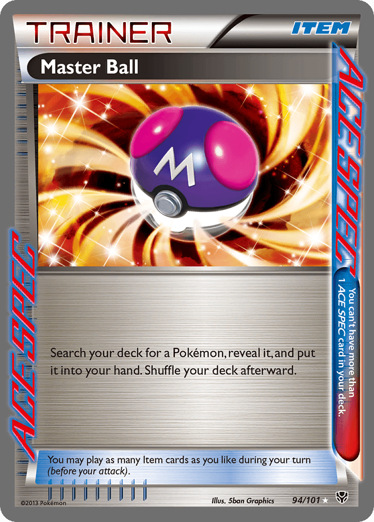 Master Ball Plasma Blast card