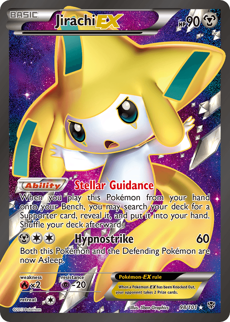 Jirachi-EX Plasma Blast card