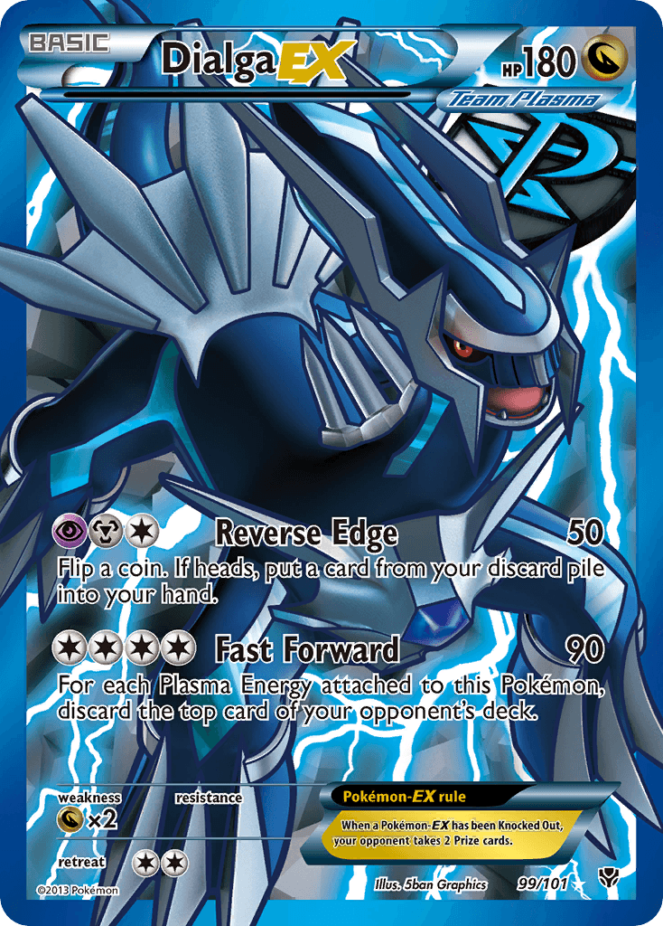 Dialga-EX Plasma Blast card