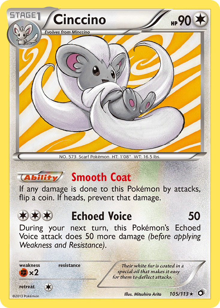 Cinccino Legendary Treasures card