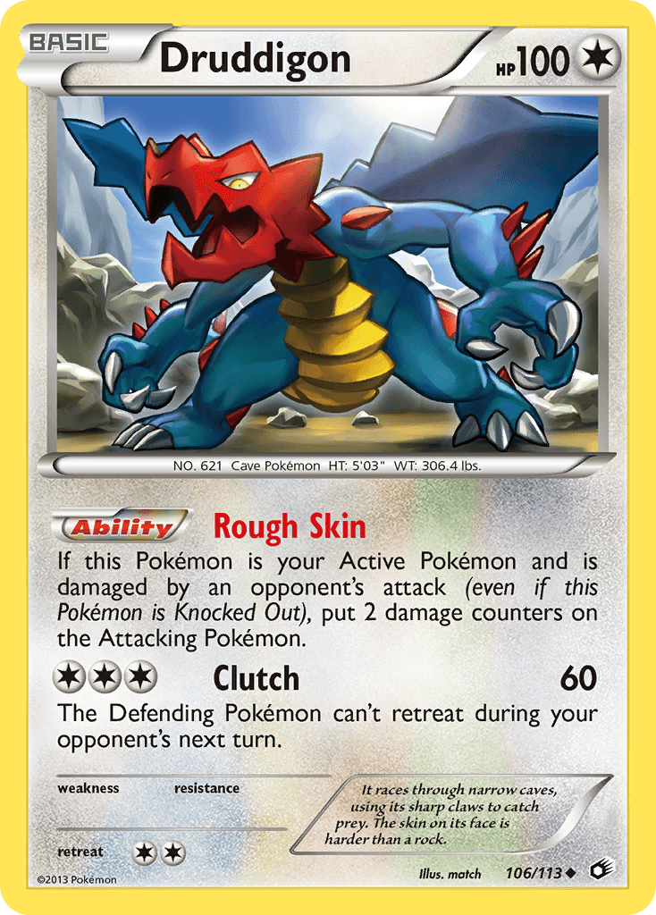 Druddigon Legendary Treasures card