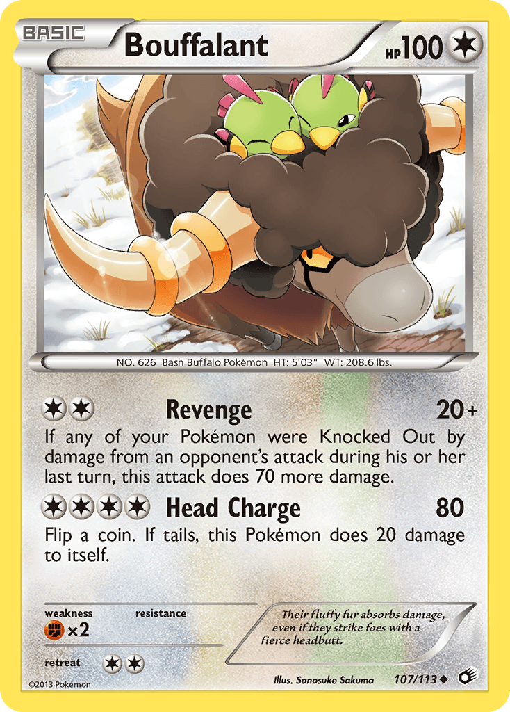 Bouffalant Legendary Treasures card