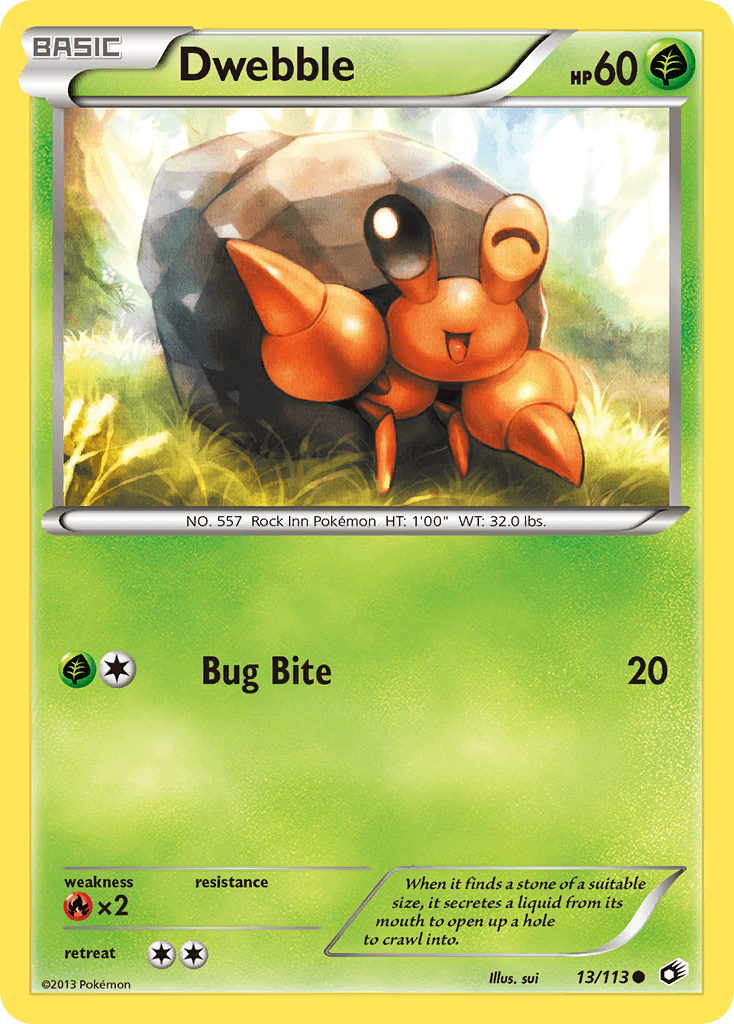Dwebble Legendary Treasures card