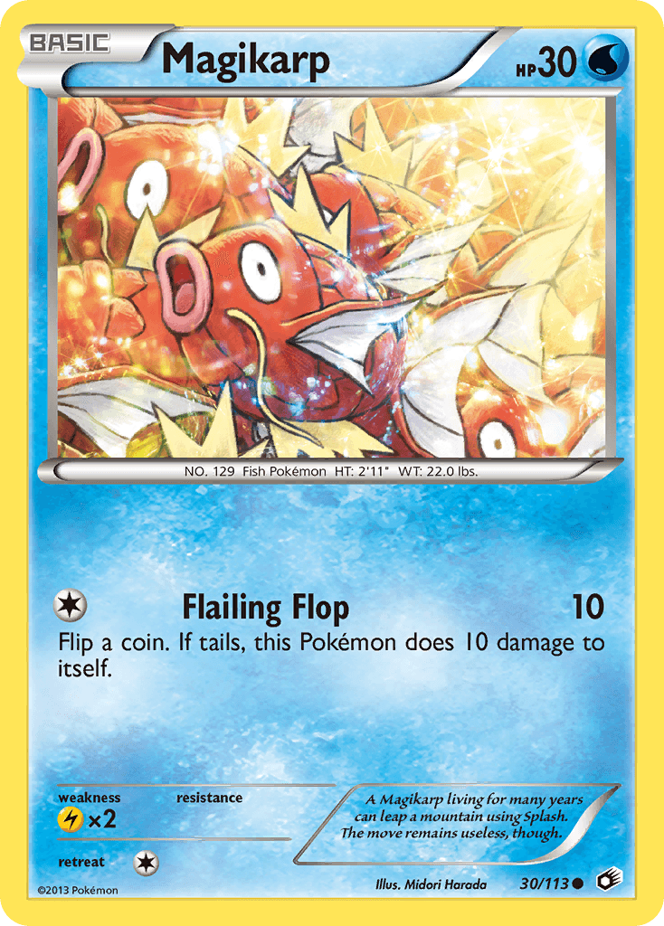 Magikarp Legendary Treasures card