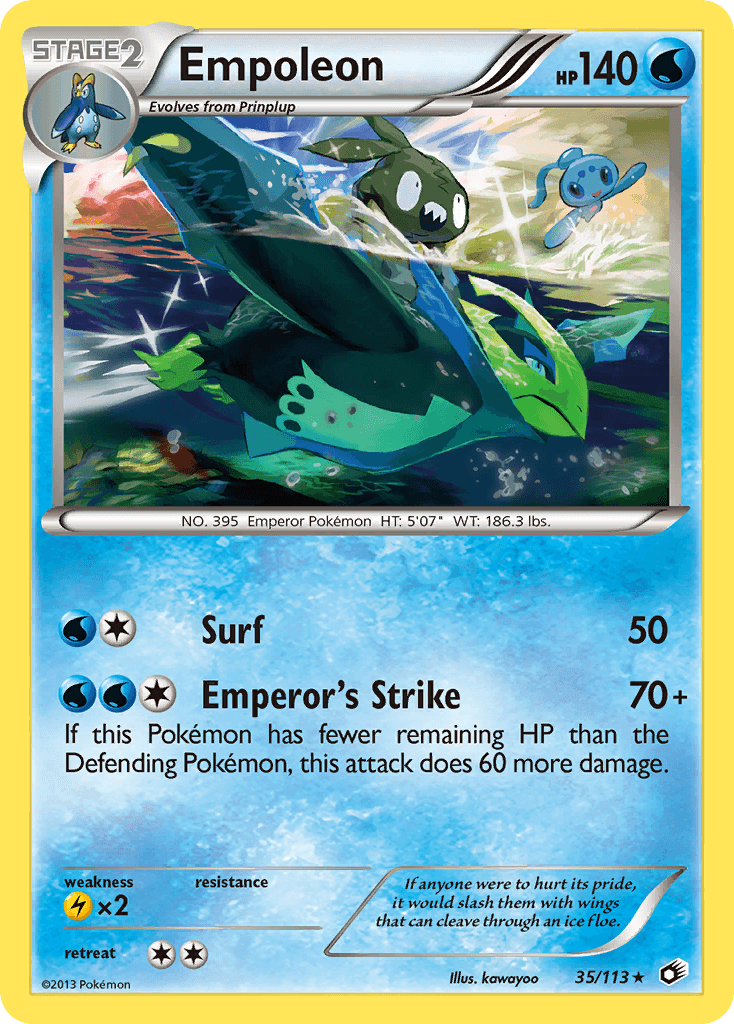 Empoleon Legendary Treasures card