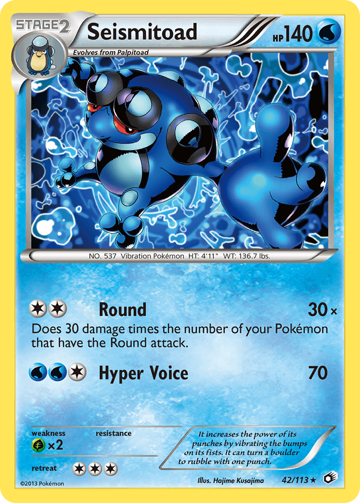 Seismitoad Legendary Treasures card