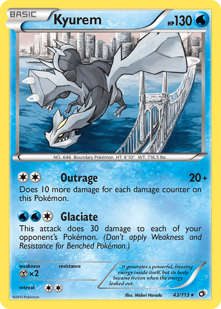 Kyurem Legendary Treasures card