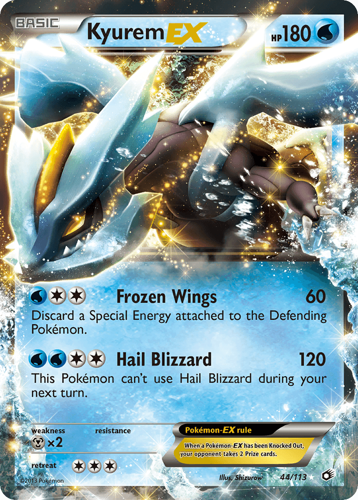 Kyurem-EX Legendary Treasures card
