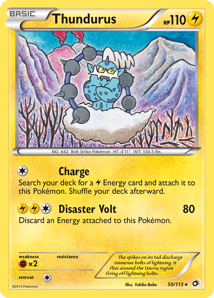 Thundurus Legendary Treasures card