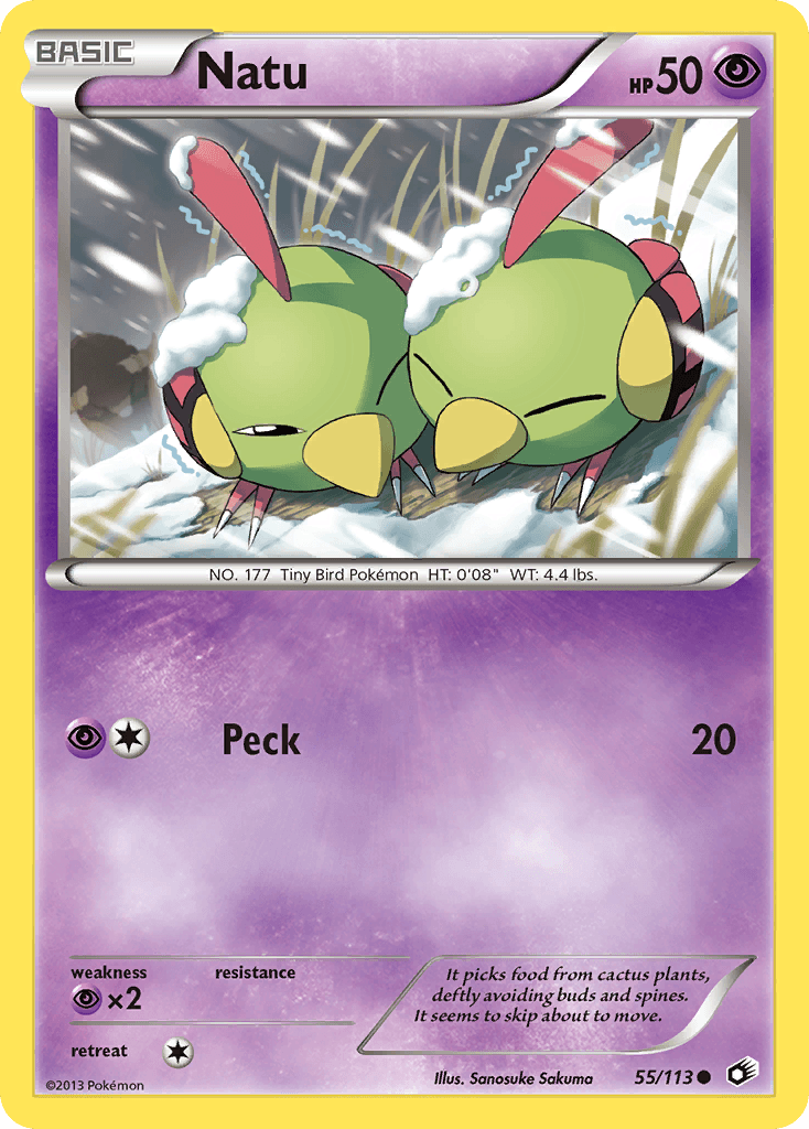 Natu Legendary Treasures card