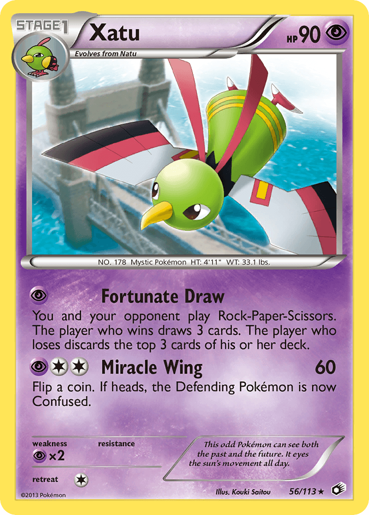 Xatu Legendary Treasures card