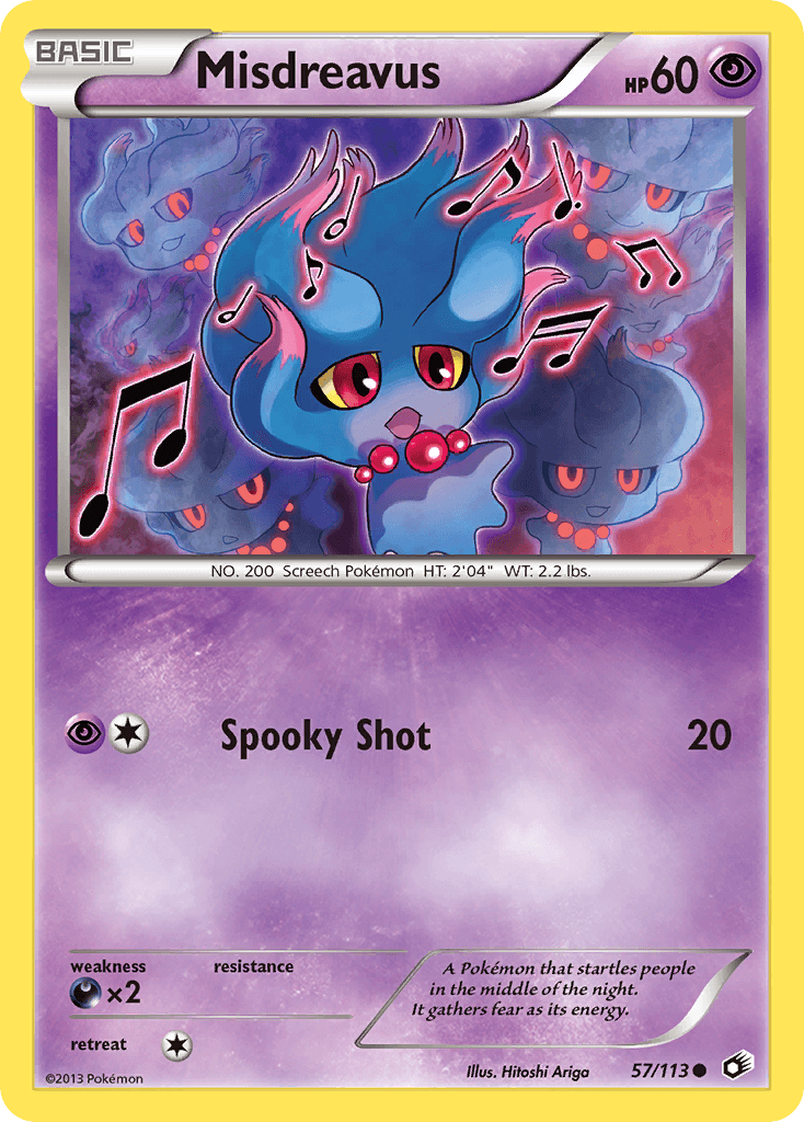 Misdreavus Legendary Treasures card