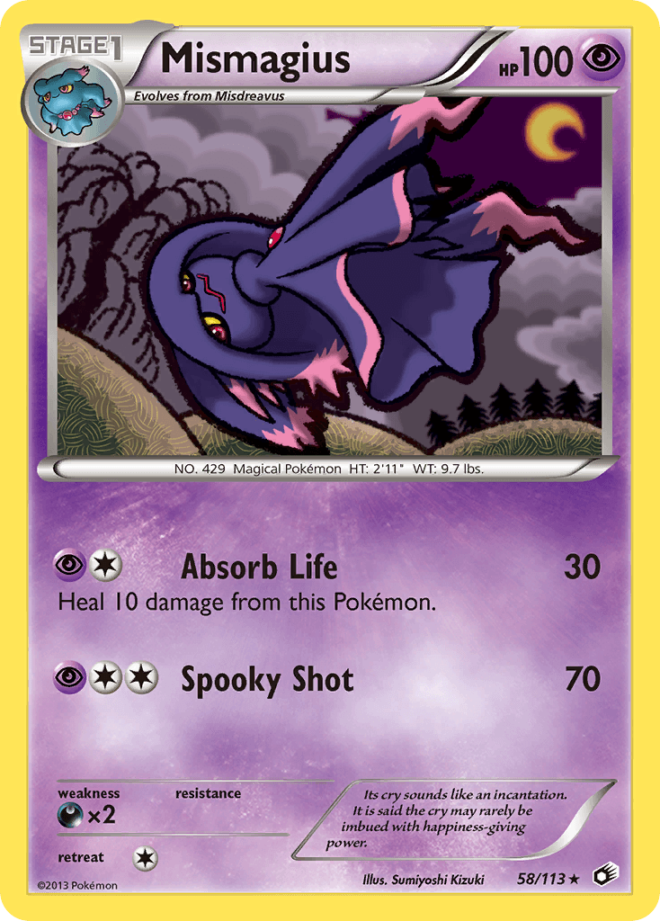Mismagius Legendary Treasures card