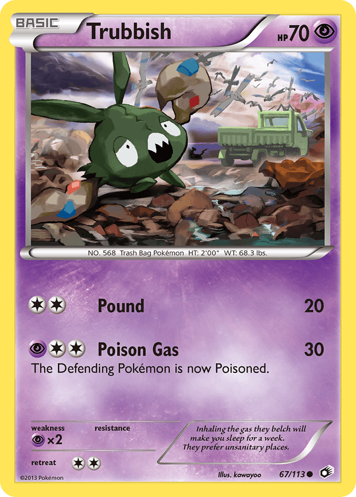Trubbish Legendary Treasures card