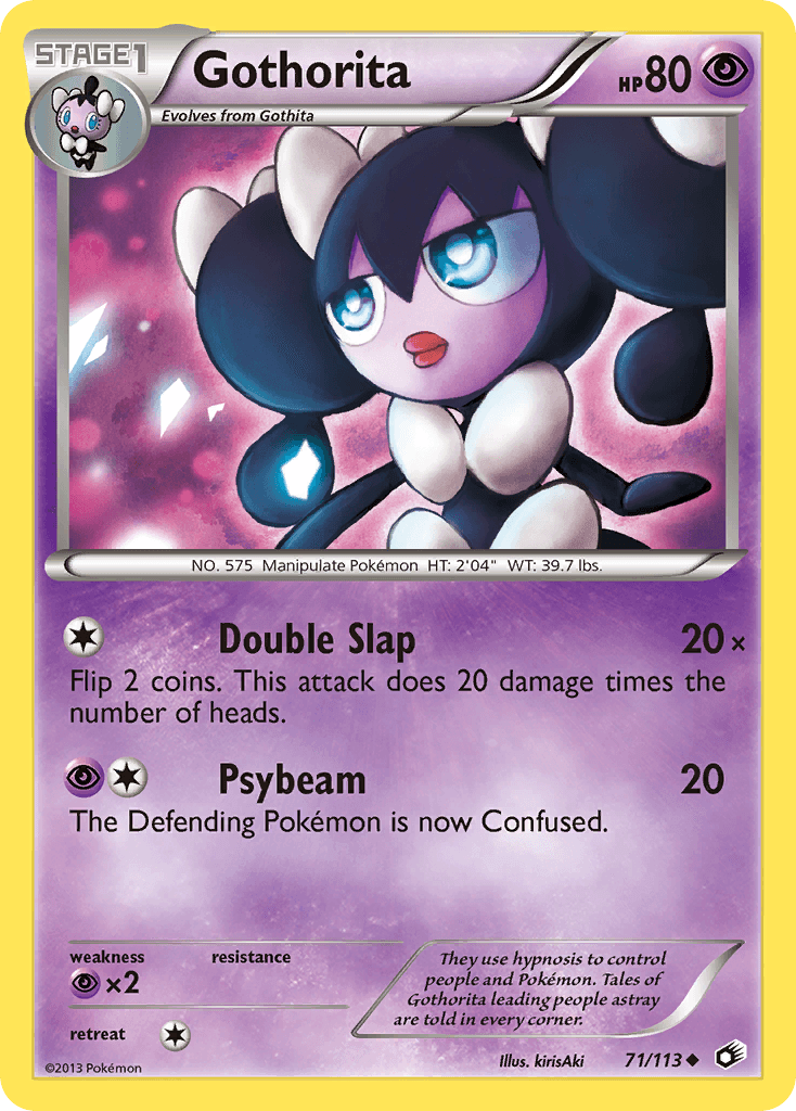 Gothorita Legendary Treasures card