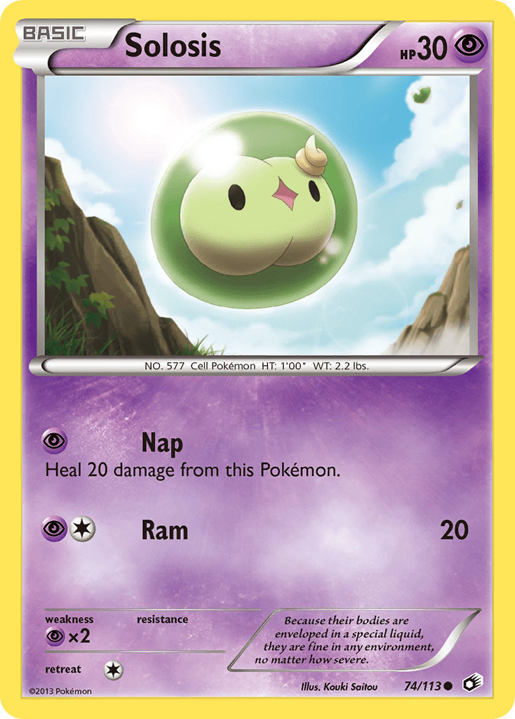 Solosis Legendary Treasures card