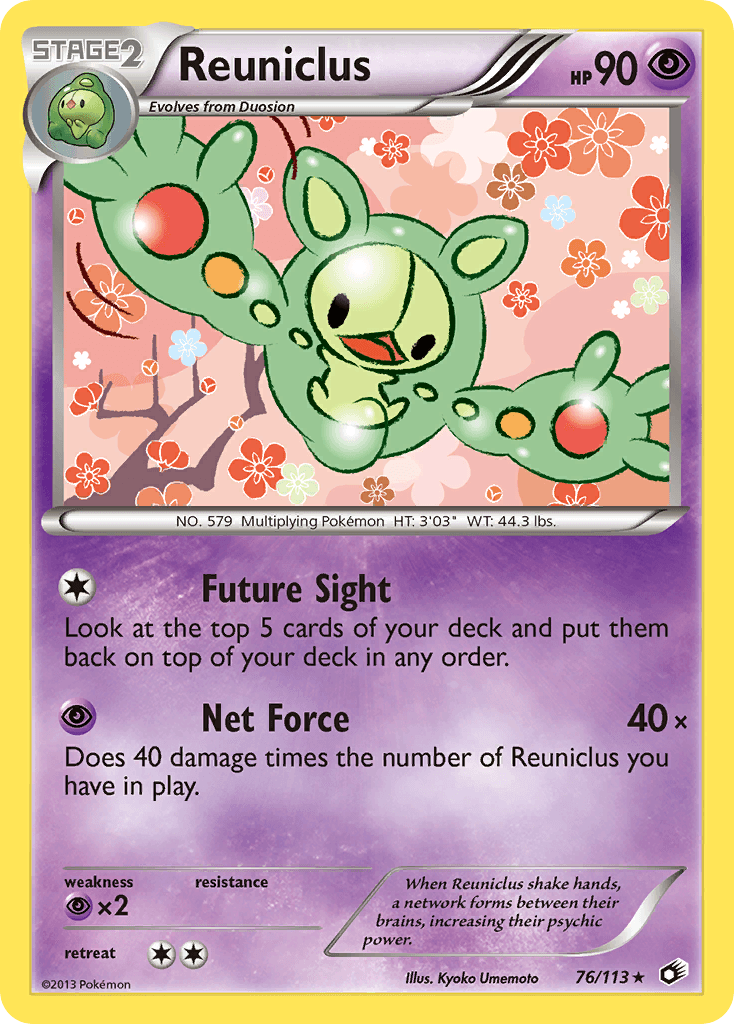 Reuniclus Legendary Treasures card