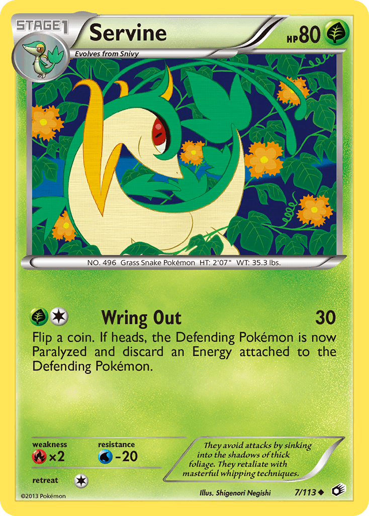 Servine Legendary Treasures card