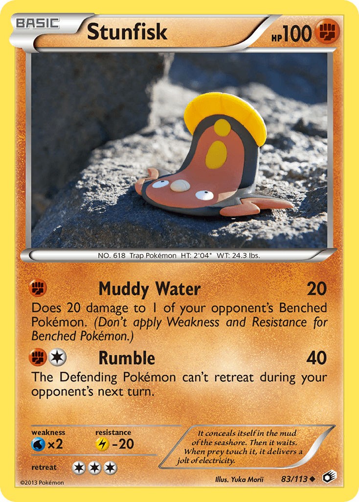 Stunfisk Legendary Treasures card