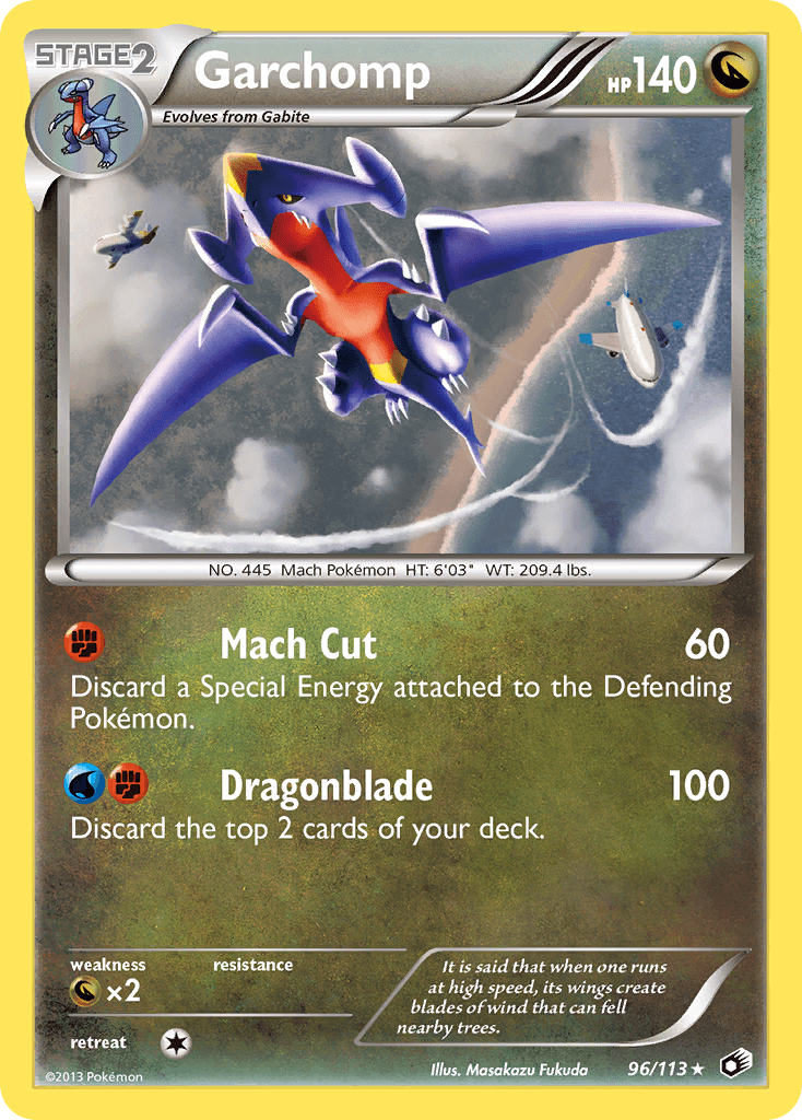 Garchomp Legendary Treasures card