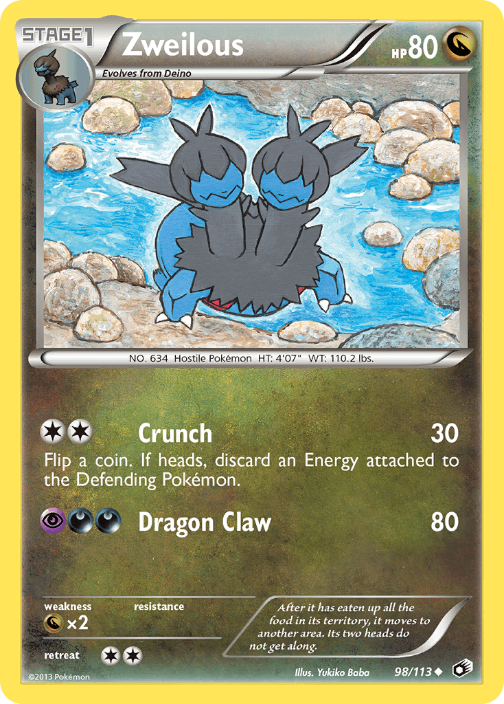 Zweilous Legendary Treasures card