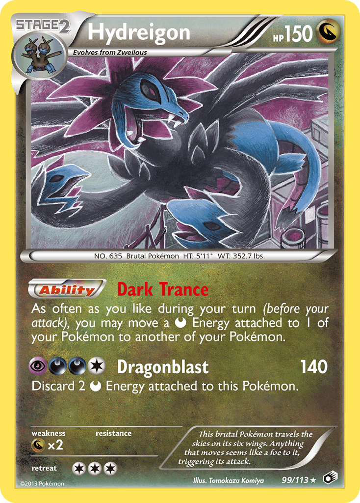 Hydreigon Legendary Treasures card