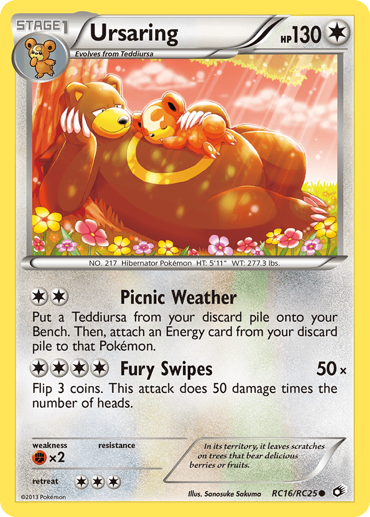 Ursaring Legendary Treasures card