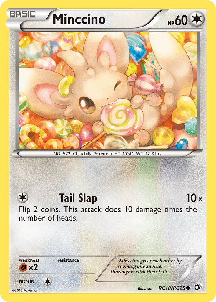 Minccino Legendary Treasures card