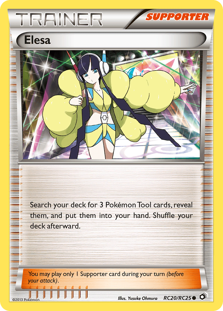 Elesa Legendary Treasures card