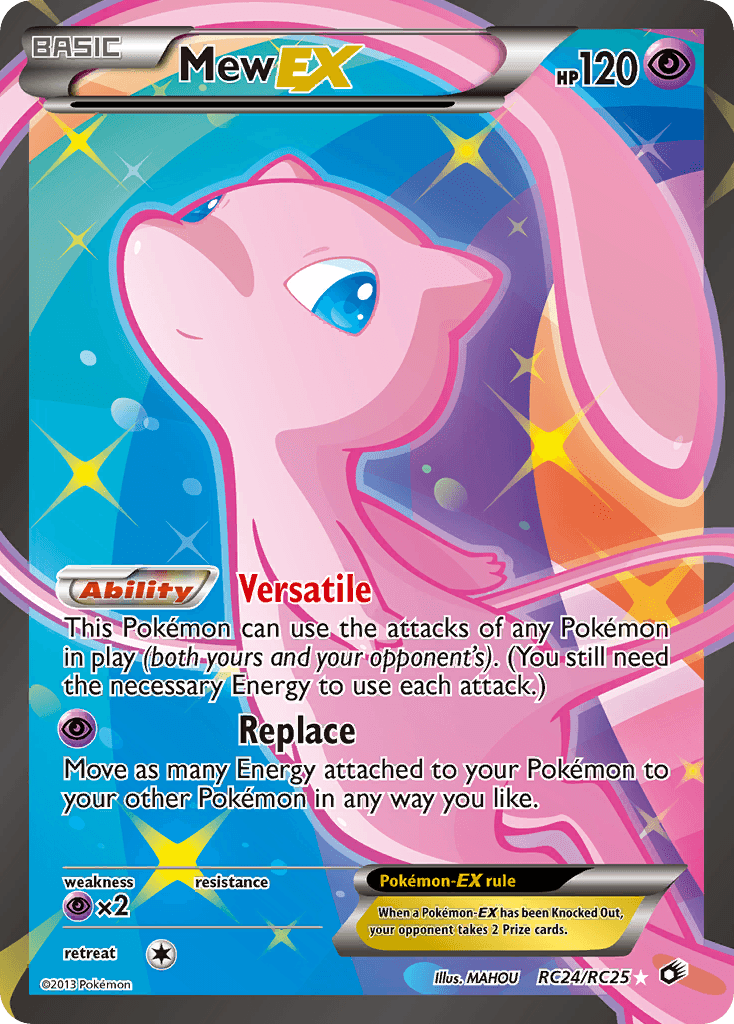Mew-EX Legendary Treasures card
