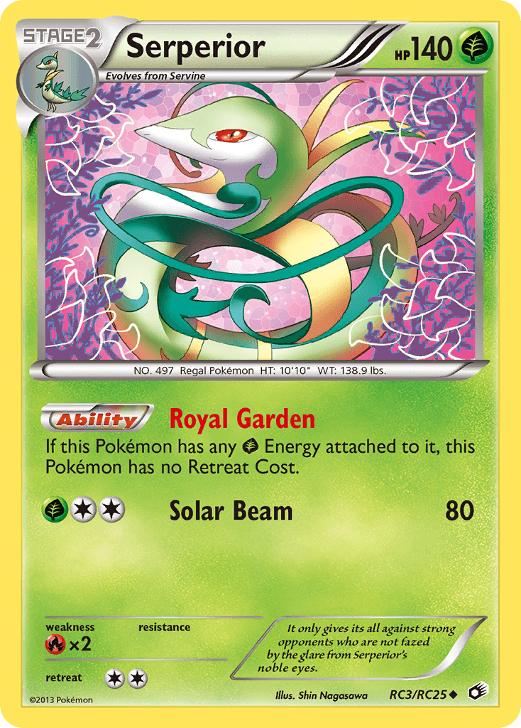 Serperior Legendary Treasures card