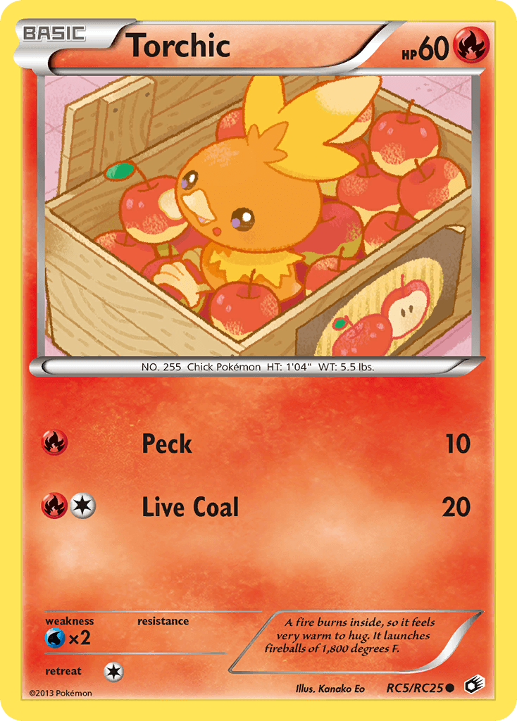 Torchic Legendary Treasures card