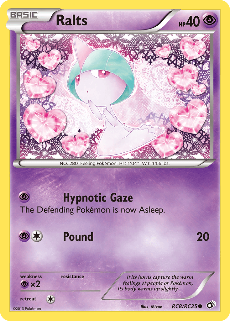 Ralts Legendary Treasures card