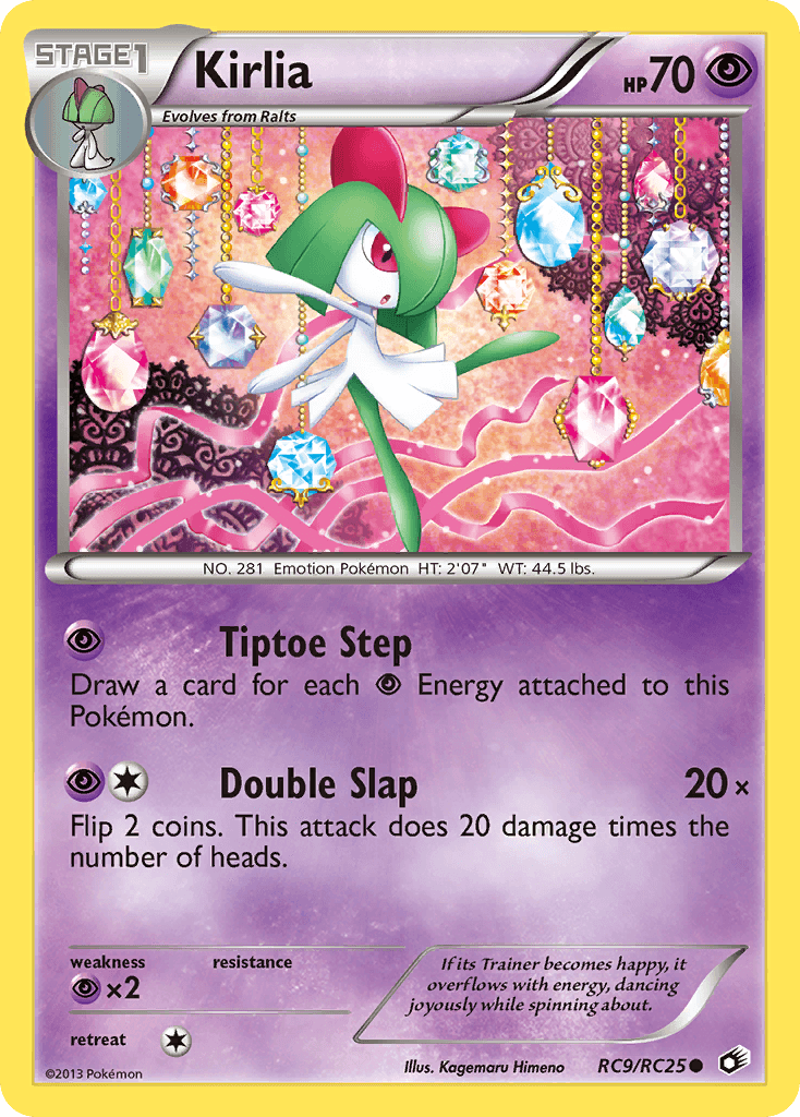 Kirlia Legendary Treasures card